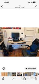 scrivania completa di sedia