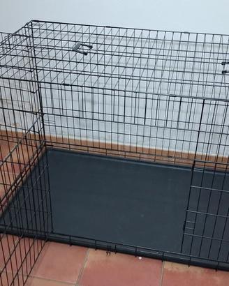 Gabbia / Trasportino Cane TRESKO XL - Pieghevole