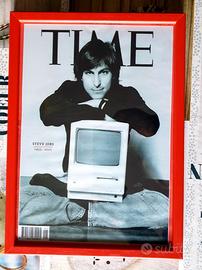 Quadro Time Magazine Steve Jobs - Apple Macintosh