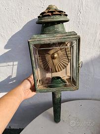 antica lampada carrozza cocchiere