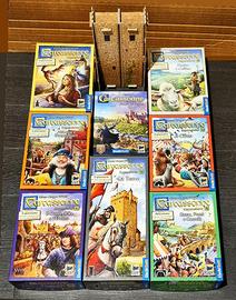 BUNDLE 8 espansioni 3-10 gioco Carcassonne NUOVE