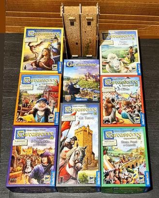 BUNDLE 8 espansioni 3-10 gioco Carcassonne NUOVE