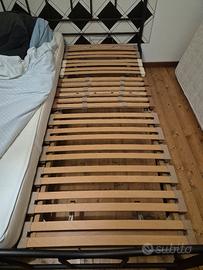  reti singole pieghevoli+2materassi 