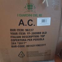 Telo copertura pergola