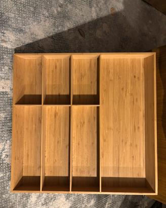 Porta posate in legno