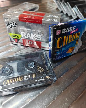 Lotto 13 Audiocassette Vergini Vintage - TYPE II