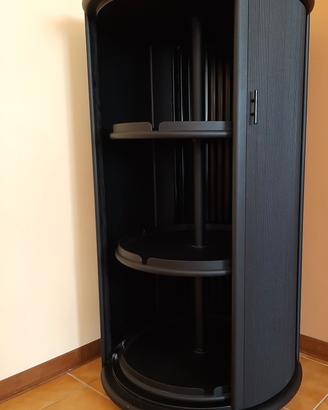 Mobile legno nero rotondo