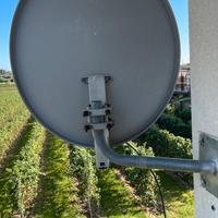 Parabola satellitare+ Motore elettrico+ supporto