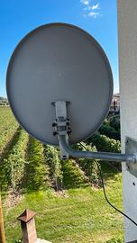 Parabola satellitare+ Motore elettrico+ supporto