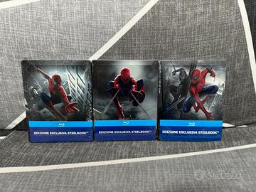 Trilogia Film Marvel Spiderman Steelbook Raimi