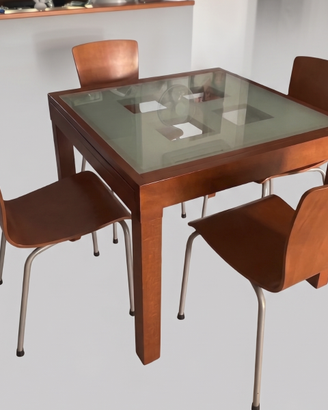 Tavolo Calligaris Allungabile + 4 Sedie Doimo
