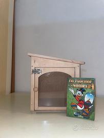 casetta per bookcrossing  libri decoupage