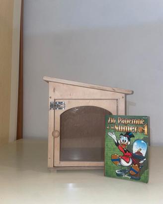 casetta per bookcrossing  libri decoupage