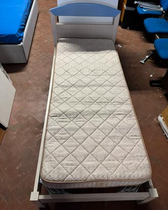 Letto singolo completo di rete e materasso