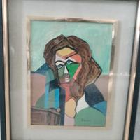 Quadro cubista Lazzari