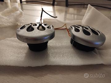 2 Tappi serbatoio Harley Dyna, Indicatore Led