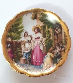 Piccolo piattino in porcellana di Limoges anni ’60