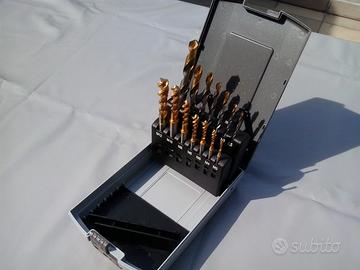 Serie punte rivestite TKN + maschi per filetti