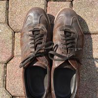 Sneaker SANTONI in pelle vintage marrone n. 8 1/2