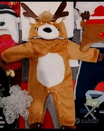 Nuovo Tuta Intera Costume H&M Pile 86 Carnevale 