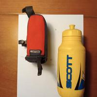 bicicletta borraccia + borsa accessori attrezzi