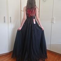 Abito nero nuovo da sera, ballo, cerimonia, tg 40