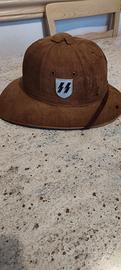 WW2 NO ELMETTO CASCO TROPICALE TEDESCO WAFFEN XX