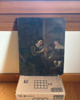 Olio su tavola, fine ’700 / scuola antica