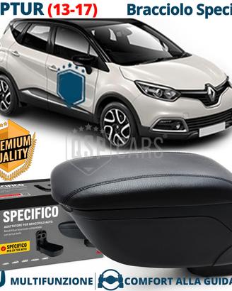 Bracciolo Per Renault Captur SPECIFICO in PELLE-PU