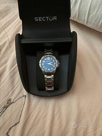 orologio sector blu
