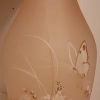 Vaso in vetro satinato rosa