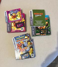 3 giochi Game Boy Advance