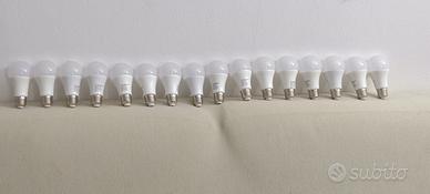 lampadine led attacco E27 nuove 12W e 15 W