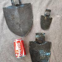 Lotto antiche zappe restaurate civiltà contadina