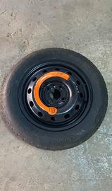 Ruotino Fiat panda 2014 + vasca attrezzi + triango