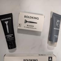 Rasoio Boldking + 3 Lamette + Aftershave