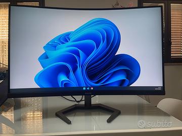 Schermo Philips curvo 31.5pollici