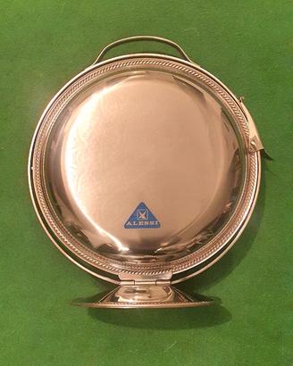 Alessi Alfra alzatina a tre piatti vintage acciaio