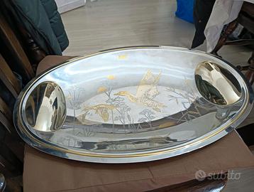 Vassoi porta bicchieri porta tovaglioli in acciaio