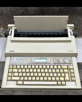 Macchina da Scrivere Olivetti PT 506
