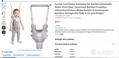 Redini primi passi bimbo