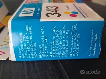Cartucce  HP 343 colore 2 confezioni imballate