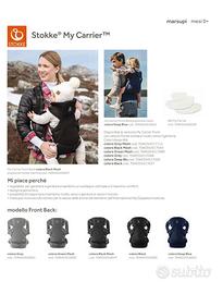 Stokke MyCarrier marsupio ergonomico porta -bebè