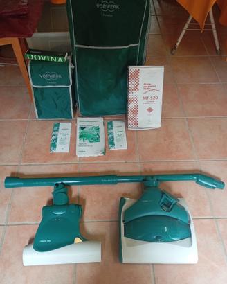 Folletto VK140 completo + lavapavimenti SP520 + ba