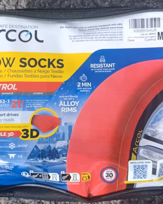 calze da neve x Gomme auto 