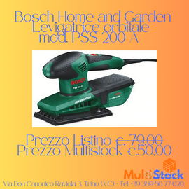 Bosch  Levigatrice orbitale PSS200A con valigetta