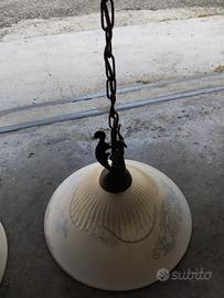 Lampadario a sospensione con catena p