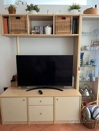 Armadio / parete attrezzata soggiorno con vetrina