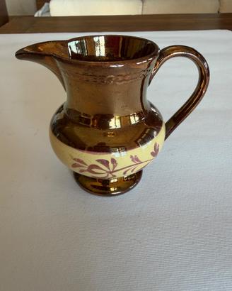 Piccola Brocca Antica "Copper Lustre" Vittoriana