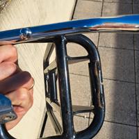 supporto bauletto vespa in metallo